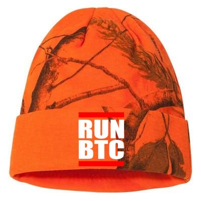 Run BTC Bitcoin Cryptocurrency Crypto Moon Hodl Kati Licensed 12" Camo Beanie