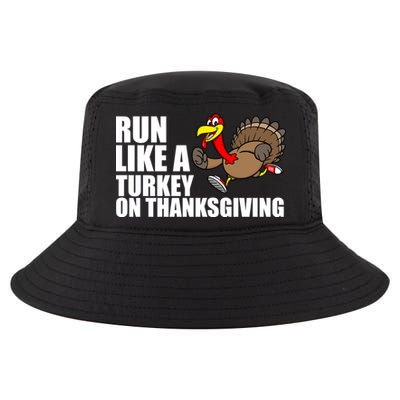 Run Like A Turkey On Thanksgiving Cool Comfort Performance Bucket Hat