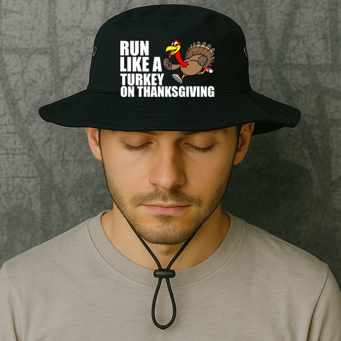 Run Like A Turkey On Thanksgiving Bucket Hat