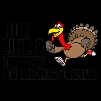 Run Like A Turkey On Thanksgiving Mug