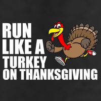 Run Like A Turkey On Thanksgiving 25L Jumbo Tote