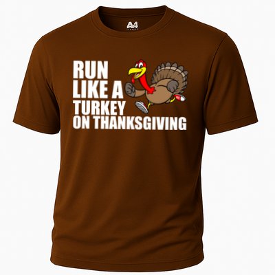 Run Like A Turkey On Thanksgiving Performance Shirt