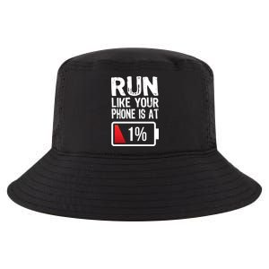 Run Like Your Phone Is At 1% Cool Comfort Performance Bucket Hat