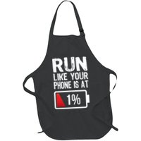 Run Like Your Phone Is At 1% Apron