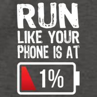Run Like Your Phone Is At 1% Vector Backpack