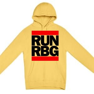 RUN Notorious RBG Ruth Ginsburg Premium Pullover Hoodie