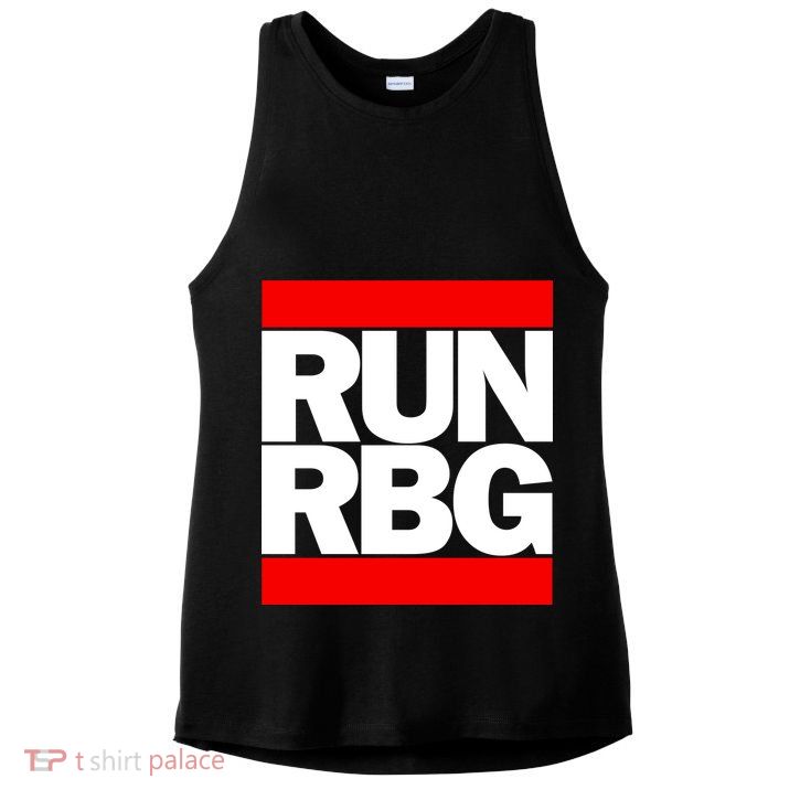RUN Notorious RBG Ruth Ginsburg Ladies PosiCharge Tri-Blend Wicking Tank
