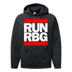 RUN Notorious RBG Ruth Ginsburg Performance Fleece Hoodie