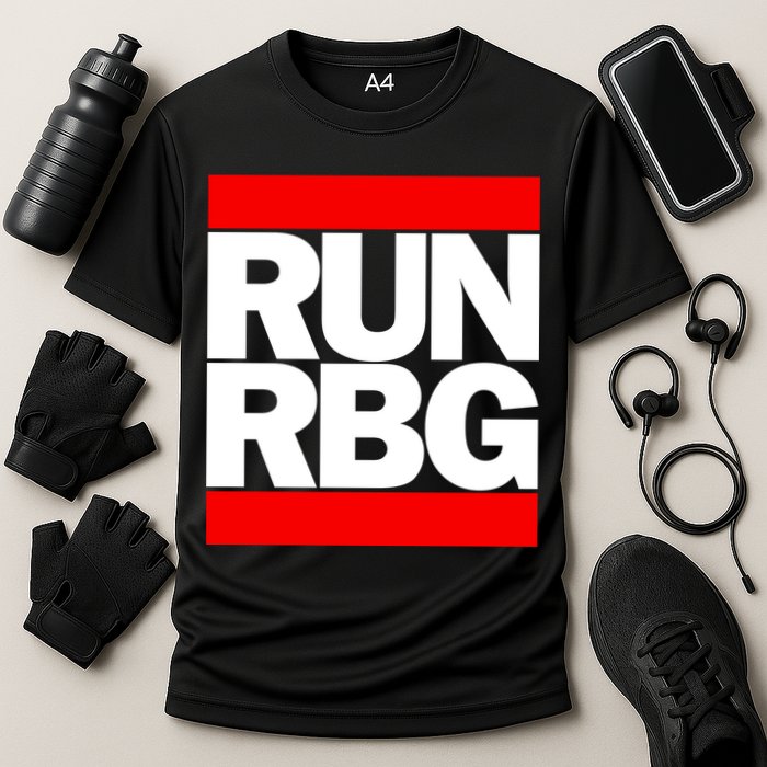 RUN Notorious RBG Ruth Ginsburg Cooling Performance Crew T-Shirt