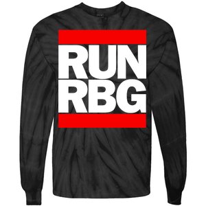 RUN Notorious RBG Ruth Ginsburg Tie-Dye Long Sleeve Shirt