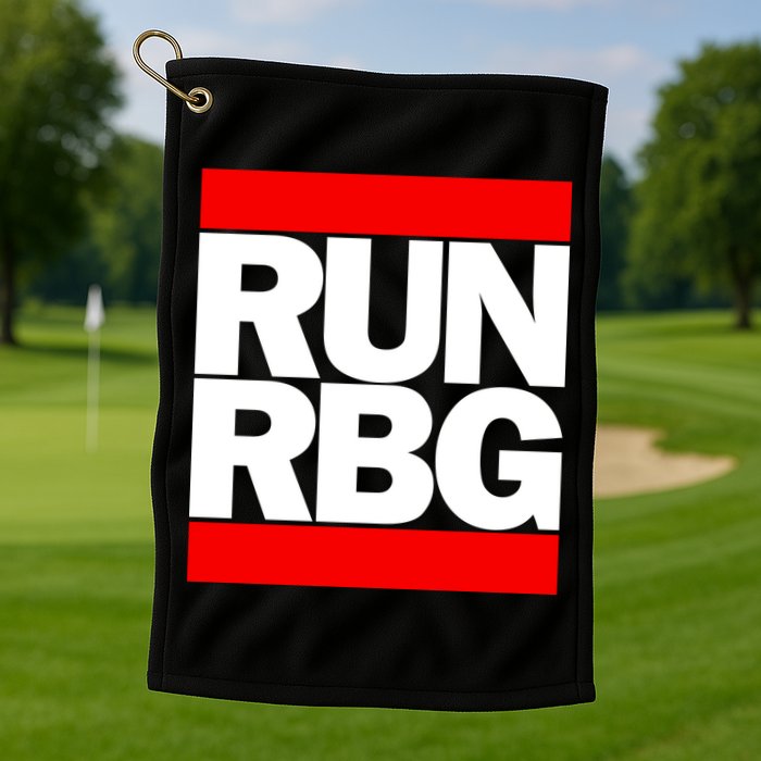 RUN Notorious RBG Ruth Ginsburg Golf Towel