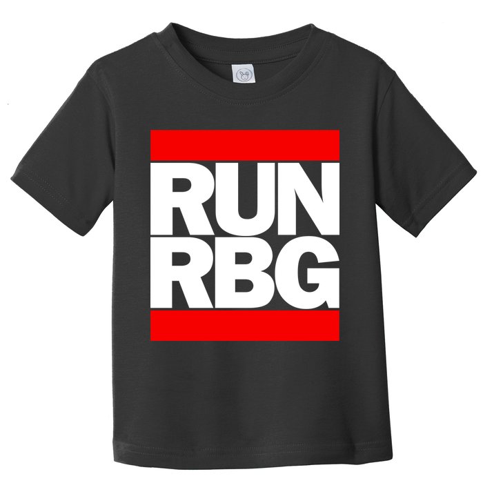 RUN Notorious RBG Ruth Ginsburg Toddler T-Shirt