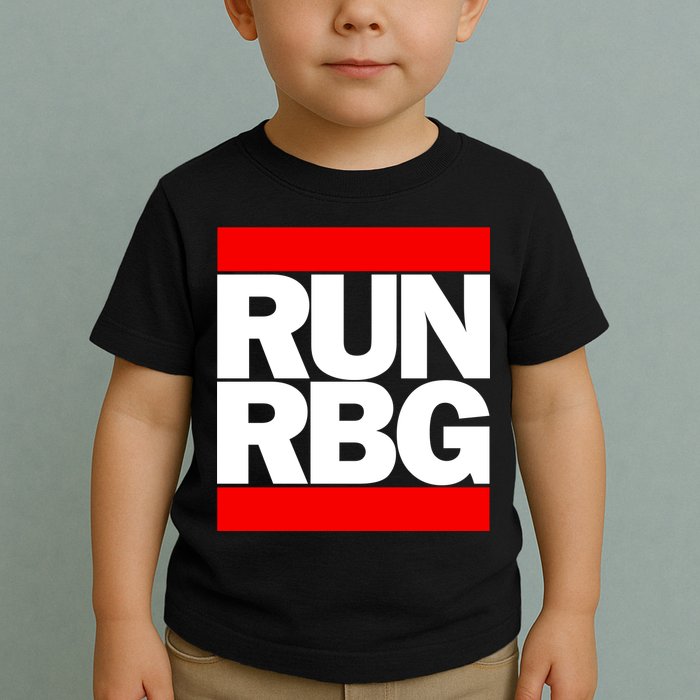 RUN Notorious RBG Ruth Ginsburg Toddler T-Shirt