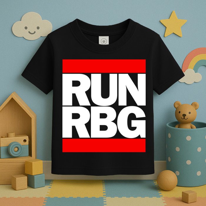 RUN Notorious RBG Ruth Ginsburg Toddler T-Shirt