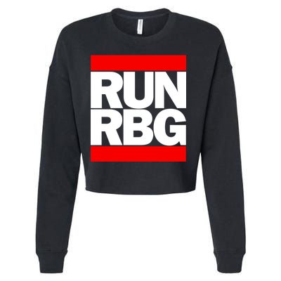 RUN Notorious RBG Ruth Ginsburg Cropped Pullover Crew