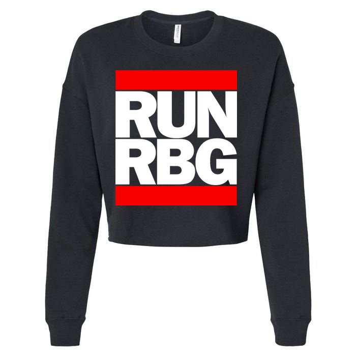 RUN Notorious RBG Ruth Ginsburg Cropped Pullover Crew