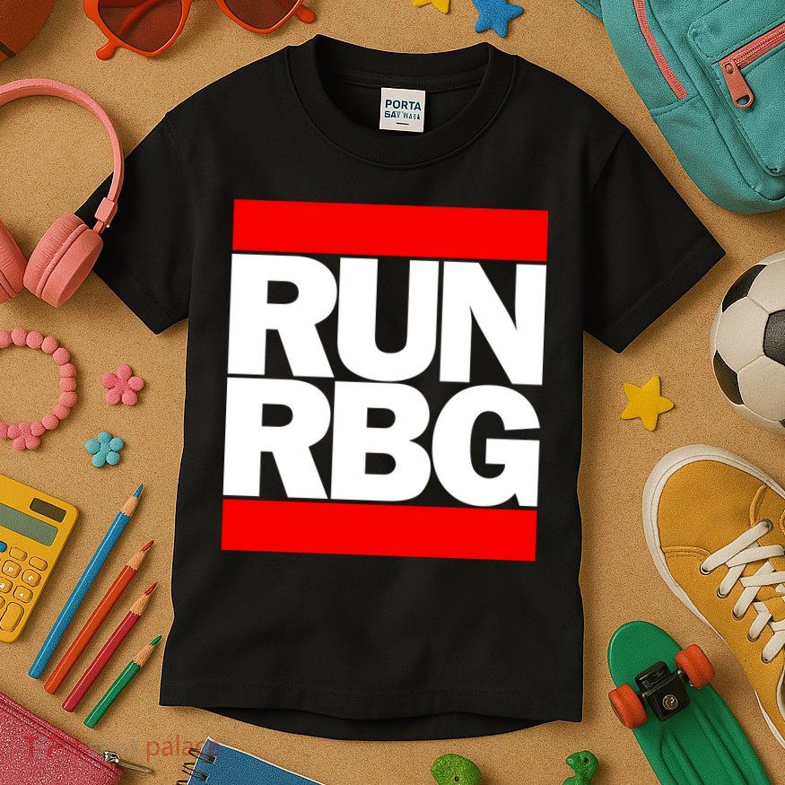 RUN Notorious RBG Ruth Ginsburg Kids T-Shirt