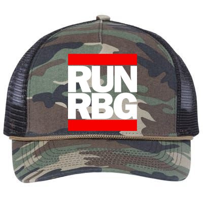 RUN Notorious RBG Ruth Ginsburg Retro Rope Trucker Hat Cap