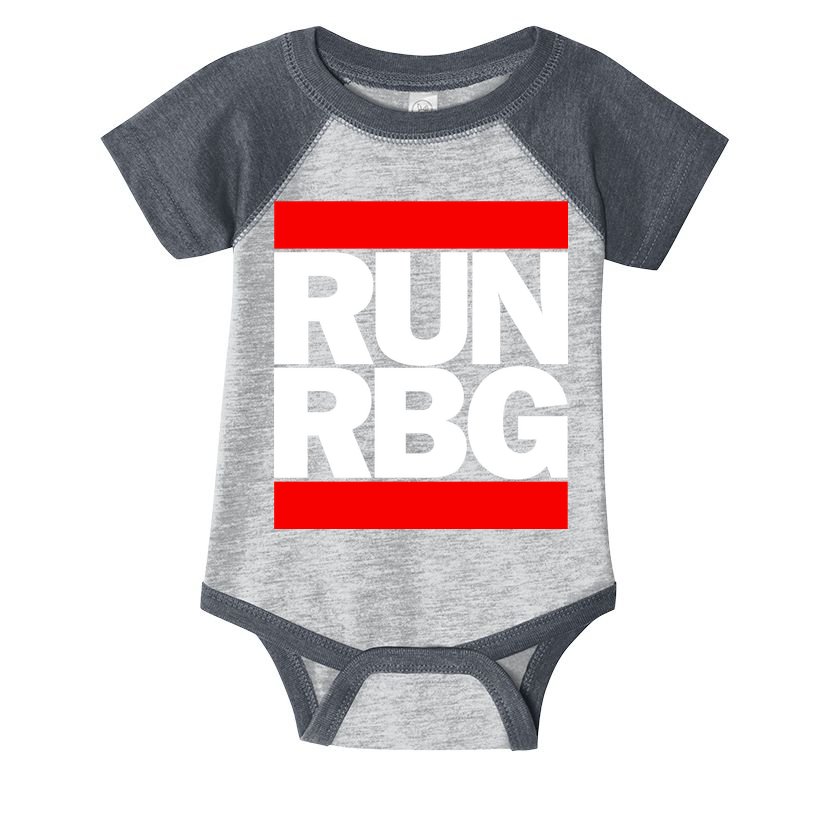 RUN Notorious RBG Ruth Ginsburg Infant Baby Jersey Bodysuit