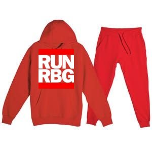 RUN Notorious RBG Ruth Ginsburg Premium Hooded Sweatsuit Set