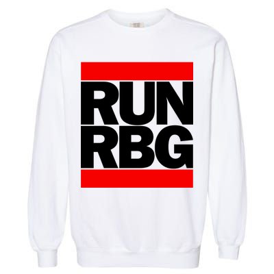 RUN Notorious RBG Ruth Ginsburg Garment-Dyed Sweatshirt