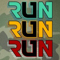 Run Run Run Retro Legacy Tie Dye Trucker Hat