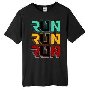 Run Run Run Retro Tall Fusion ChromaSoft Performance T-Shirt