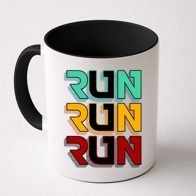 Run Run Run Retro Mug