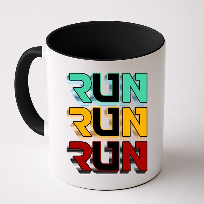Run Run Run Retro Mug