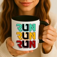 Run Run Run Retro Mug