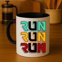 Run Run Run Retro Mug