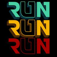 Run Run Run Retro Mug