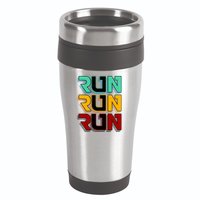 Run Run Run Retro 16oz Travel Tumbler