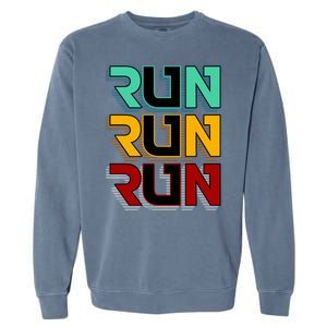 Run Run Run Retro Garment-Dyed Sweatshirt