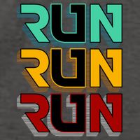 Run Run Run Retro Vector Backpack