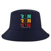 Run Run Run Retro Cool Comfort Performance Bucket Hat