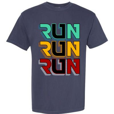 Run Run Run Retro Garment-Dyed Heavyweight T-Shirt