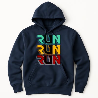 Run Run Run Retro Hoodie