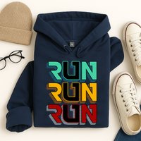 Run Run Run Retro Hoodie