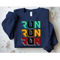 Run Run Run Retro Sweatshirt
