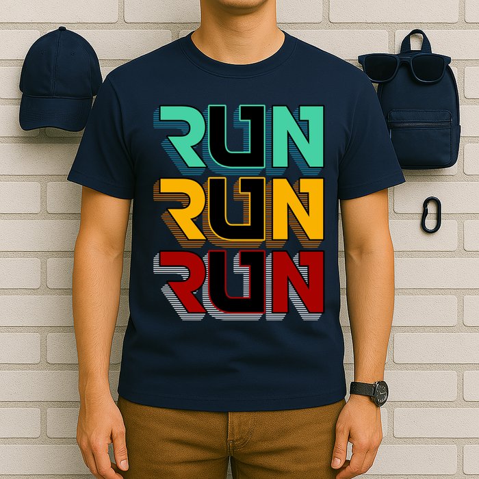 Run Run Run Retro T-Shirt