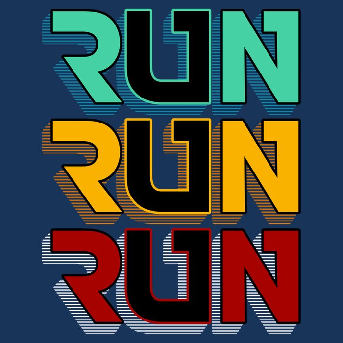 Run Run Run Retro T-Shirt