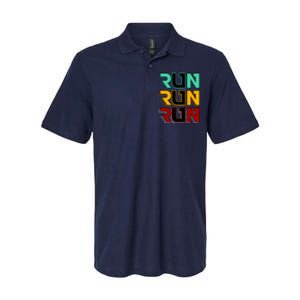 Run Run Run Retro Softstyle Adult Sport Polo