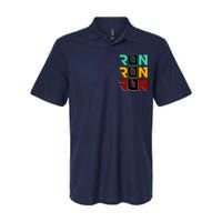 Run Run Run Retro Softstyle Adult Sport Polo