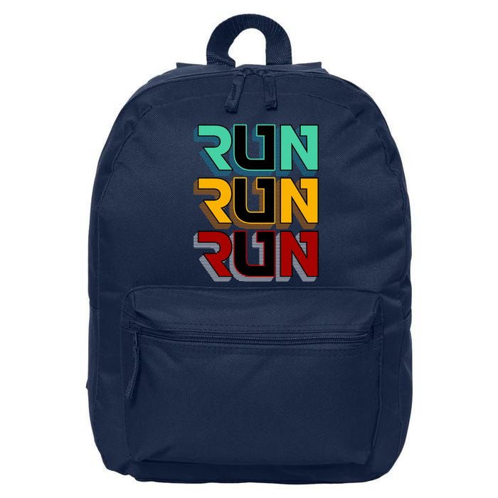 Run Run Run Retro 16 in Basic Backpack