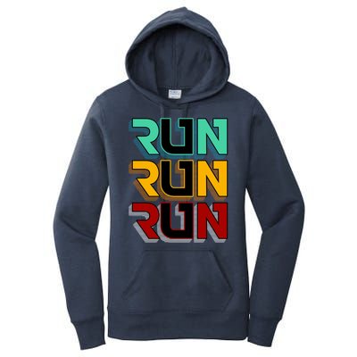 Run Run Run Retro Women's Pullover Hoodie
