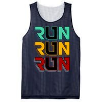 Run Run Run Retro Mesh Reversible Basketball Jersey Tank