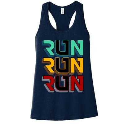 Run Run Run Retro Womens Tank Top