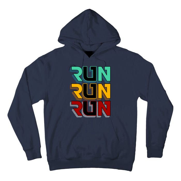 Run Run Run Retro Tall Hoodie