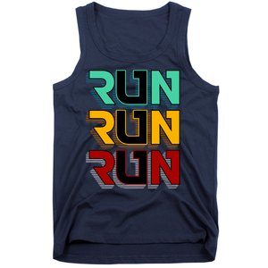 Run Run Run Retro Tank Top